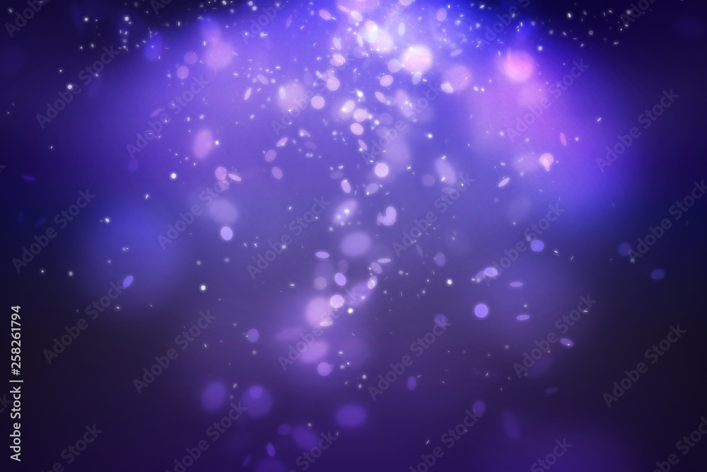 Purple bokeh and glitter