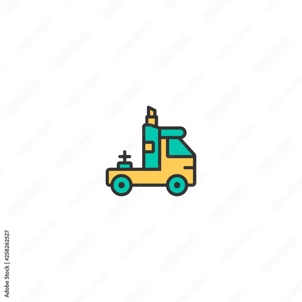 Truck icon design. Transportation icon vector design Truck icon design. Transportation icon vector design