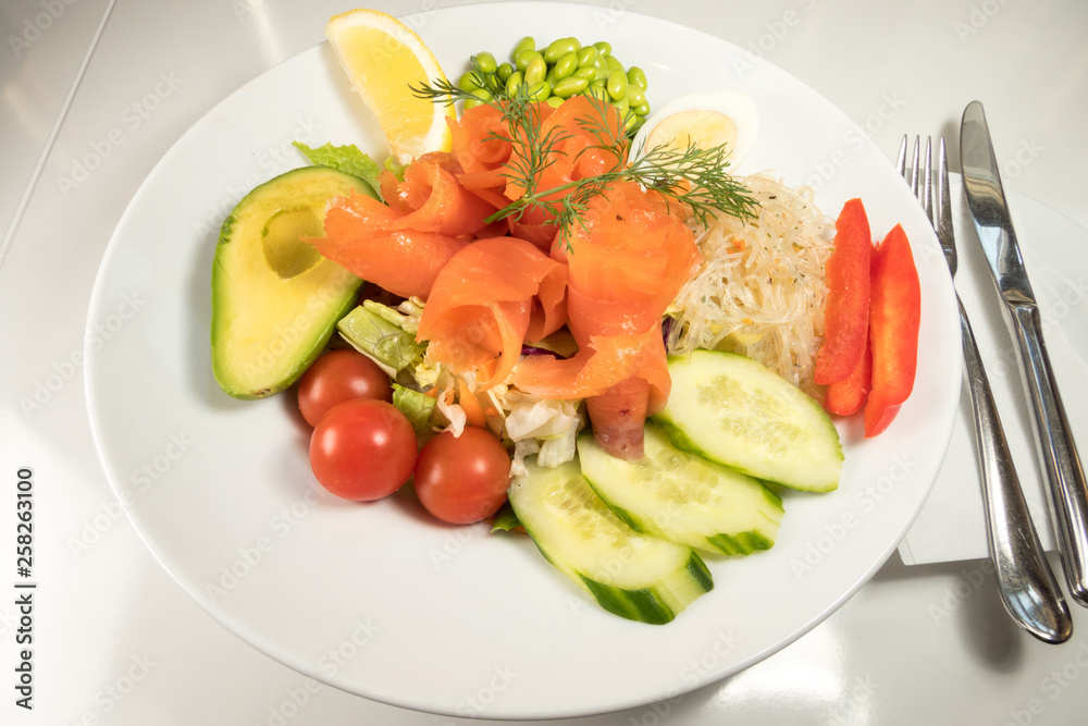 Salmon salad Salmon salad