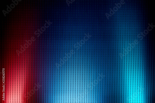 Rays of red, navy and blue colors of light