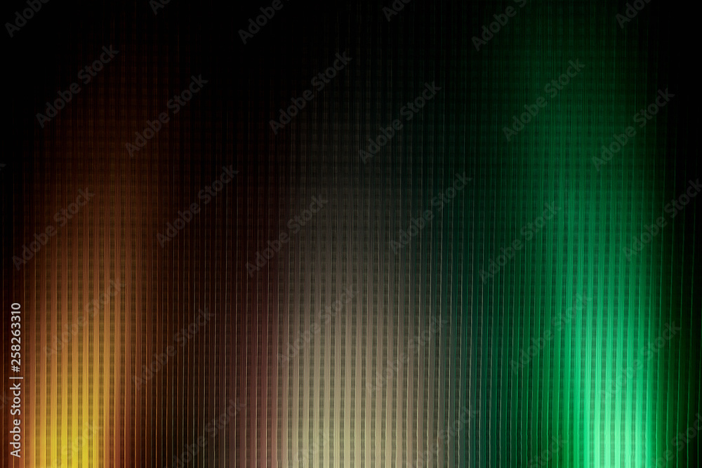 Rays of light of bright shades of different colors