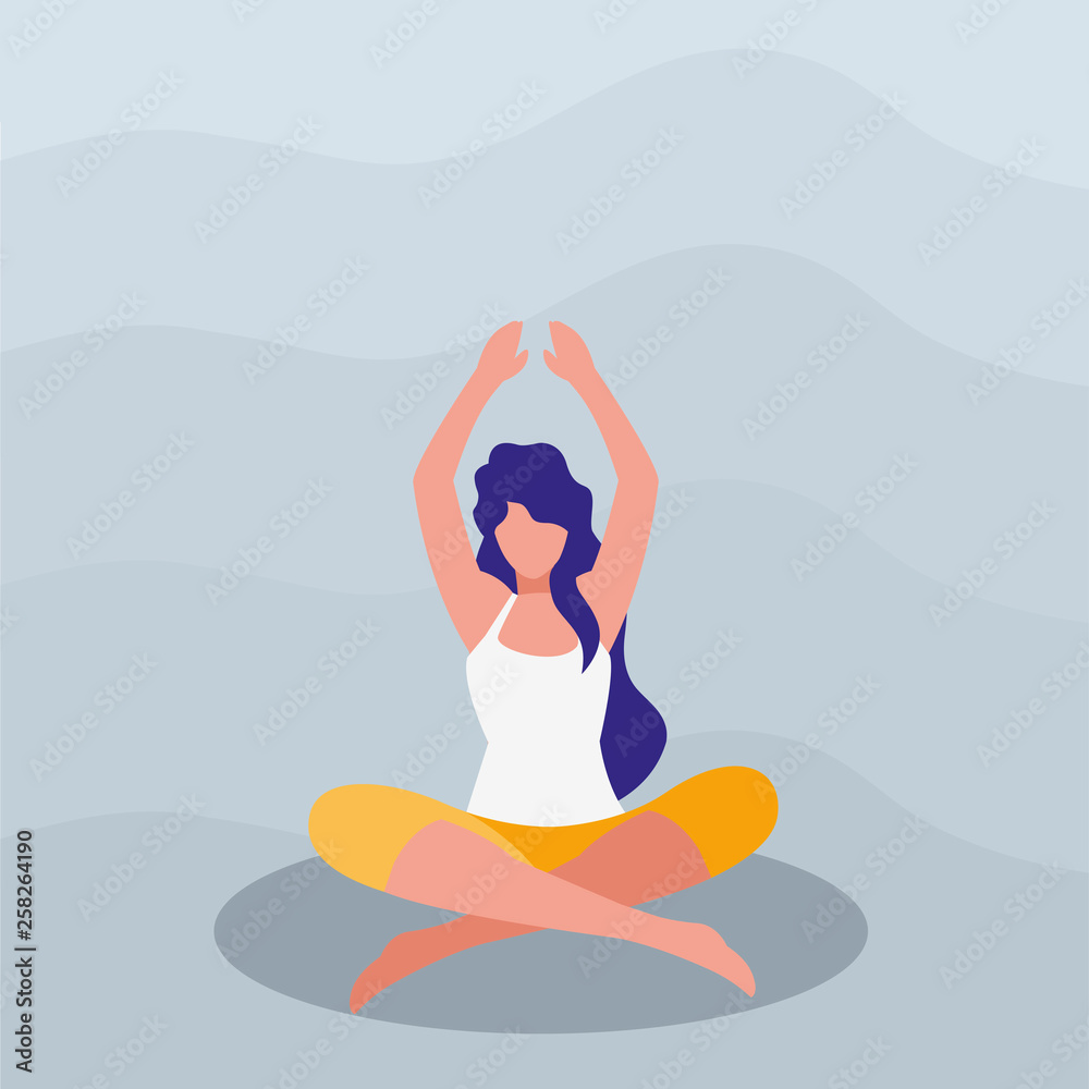 athletic woman practicing yoga athletic woman practicing yoga