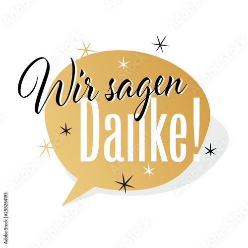 Wir sagen Danke