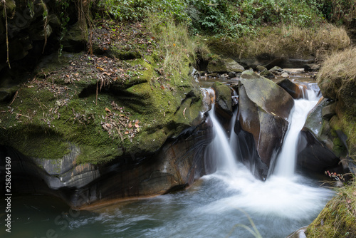 Fototapeta Naklejka Na Ścianę i Meble -  Tropical waterfall in the forest