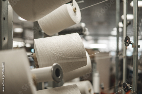 Knitwear wool yarn tekstile factory photo