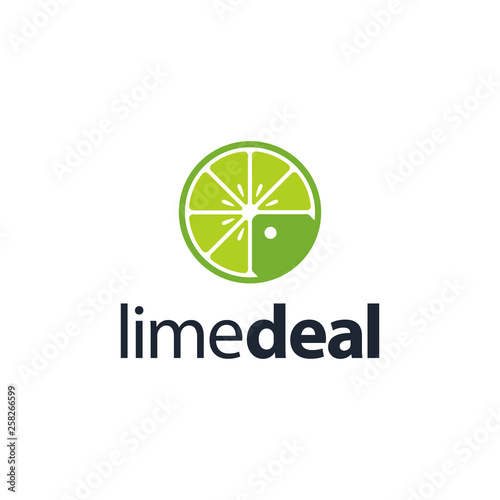 lime deal logo concept