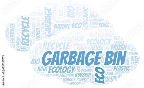 Garbage Bin word cloud.