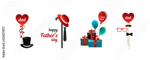 Fathers day. Composition for your design