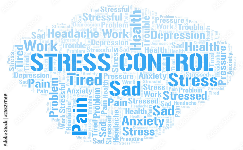 Stress Control word cloud. Stress Control word cloud.