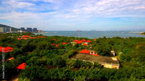 aerial video of Hainan Island