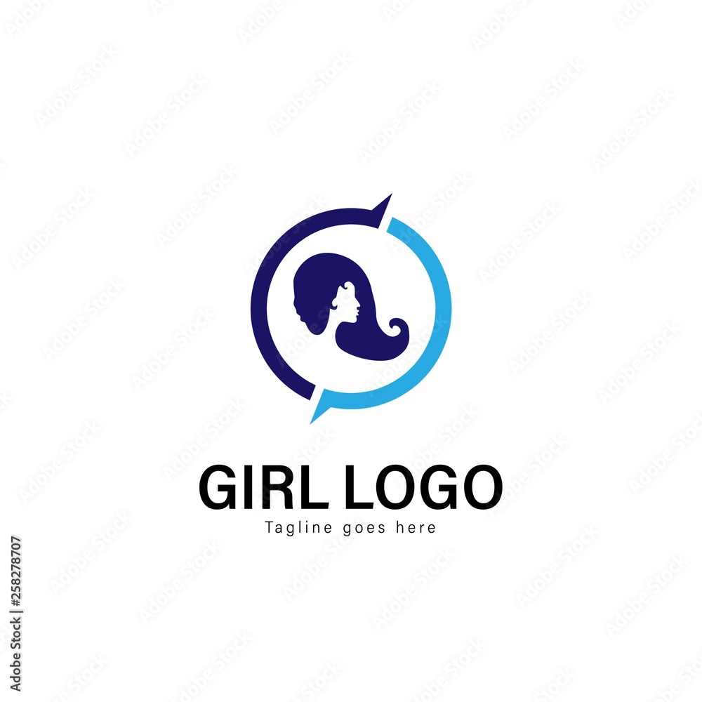 Beauty logo template design. Beauty logo with modern frame vector design Beauty logo template design. Beauty logo with modern frame vector design