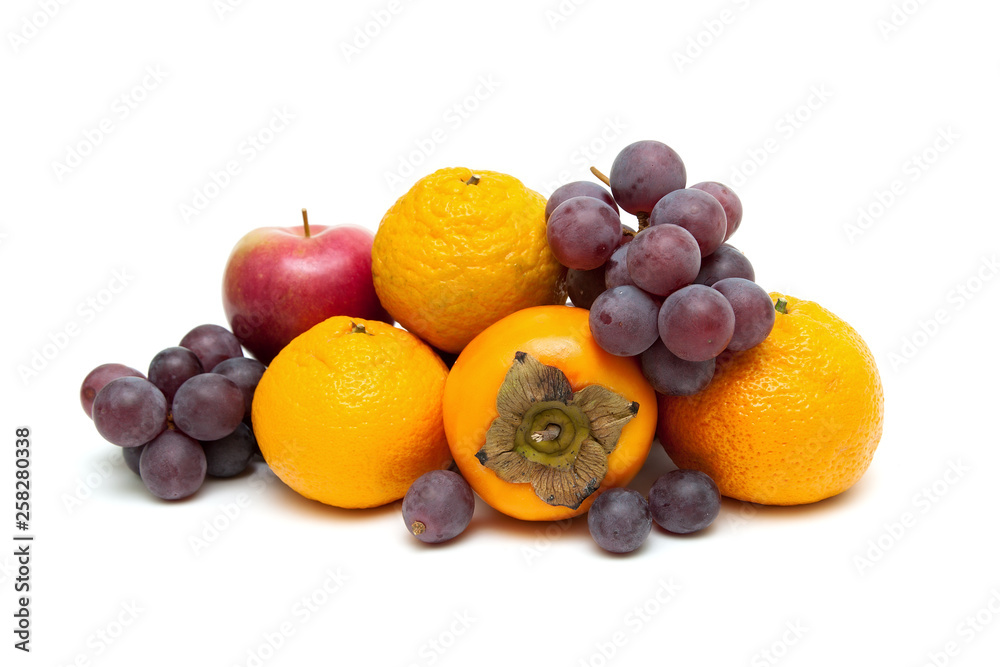Juicy ripe fruit isolated on white background. Juicy ripe fruit isolated on white background.