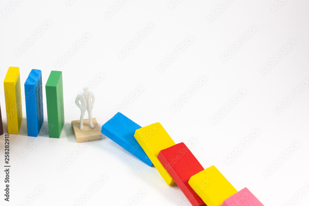 The domino colour close up image on white background. The domino colour close up image on white background.