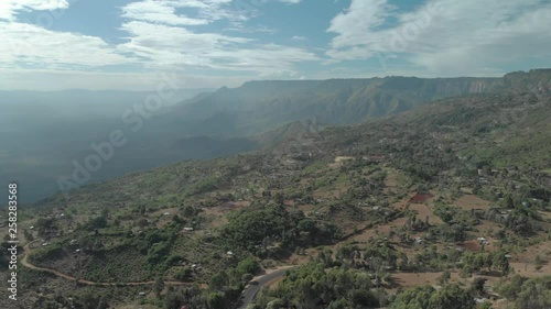 Aerial View of the Rift Valley in Kenya from Iten photo