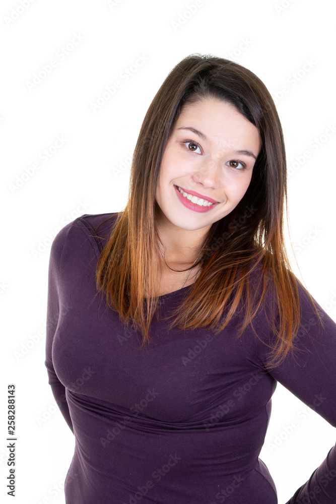portrait of a beautiful girl happy teenager smiling portrait of a beautiful girl happy teenager smiling