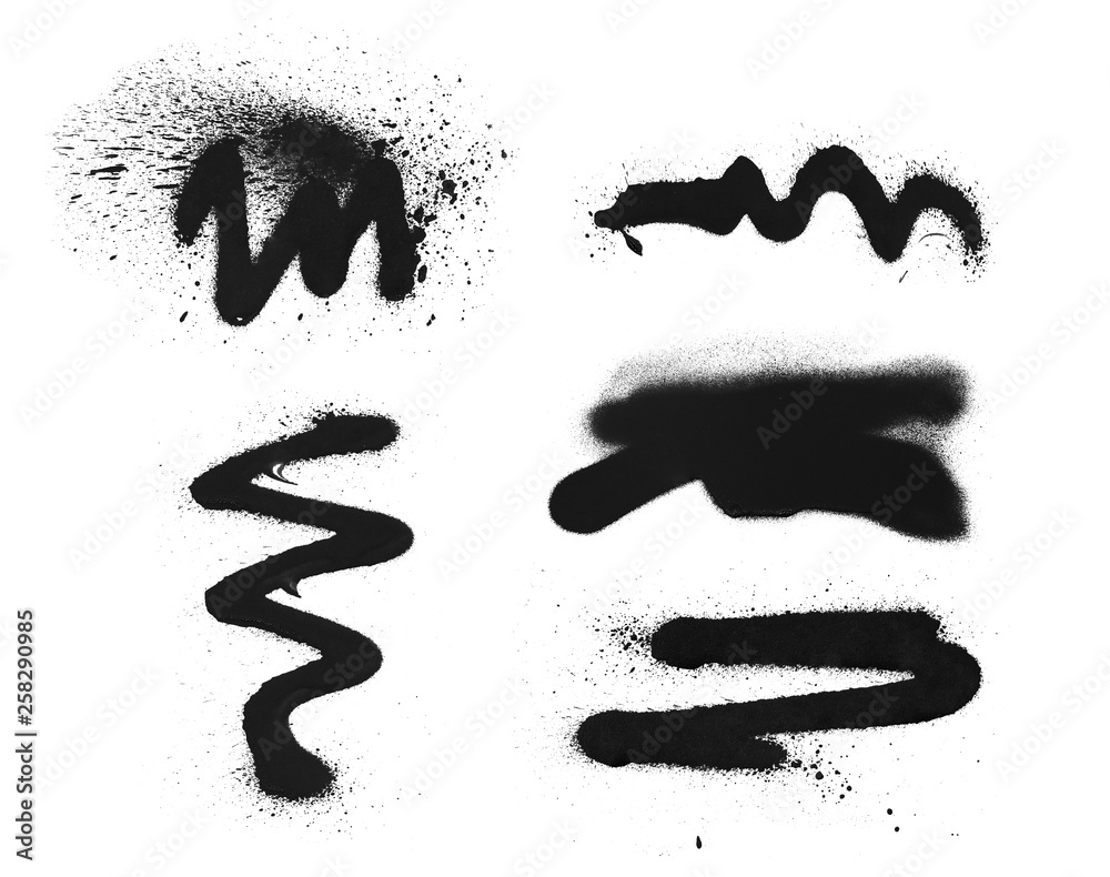 Freehand simple spray paint graffiti texture. Ink element grunge  ilustración de Stock | Adobe Stock