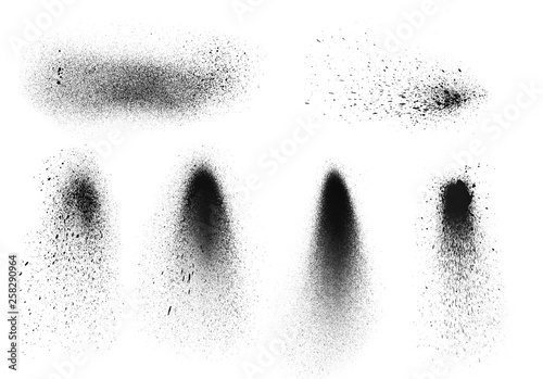 Freehand simple spray paint graffiti texture. Ink element grunge