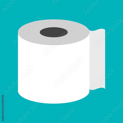 Outline toilet paper icon illustration vector symbol
