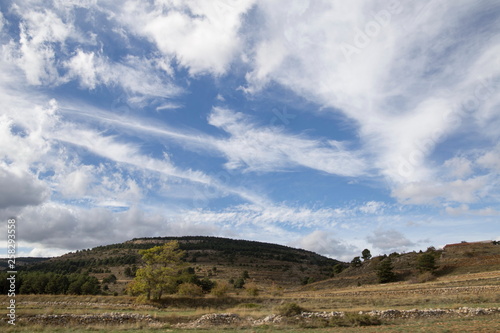 Country landscape Gudar mountains Aragon Teruel Spain © ANADEL