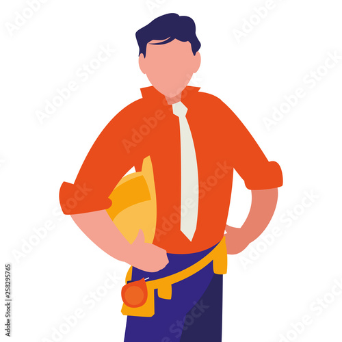 industrial worker avatar character