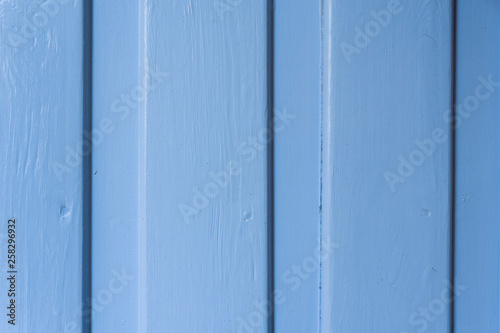 Old blue wooden wall