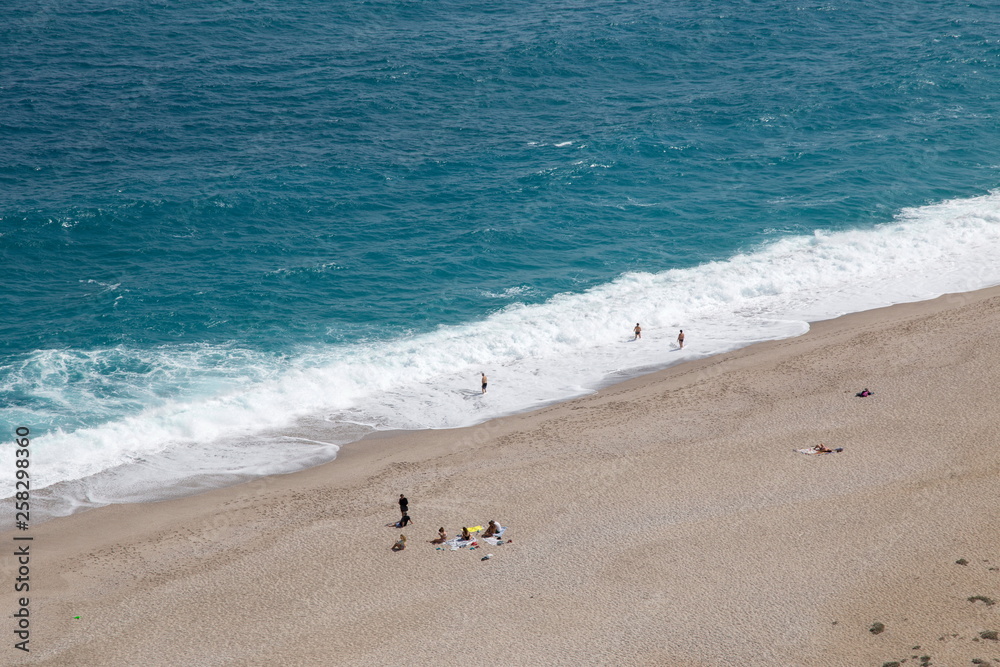 Playa de los Muertos famous beach in Cabo de Gata natural park in Almeria Andalusia Spain