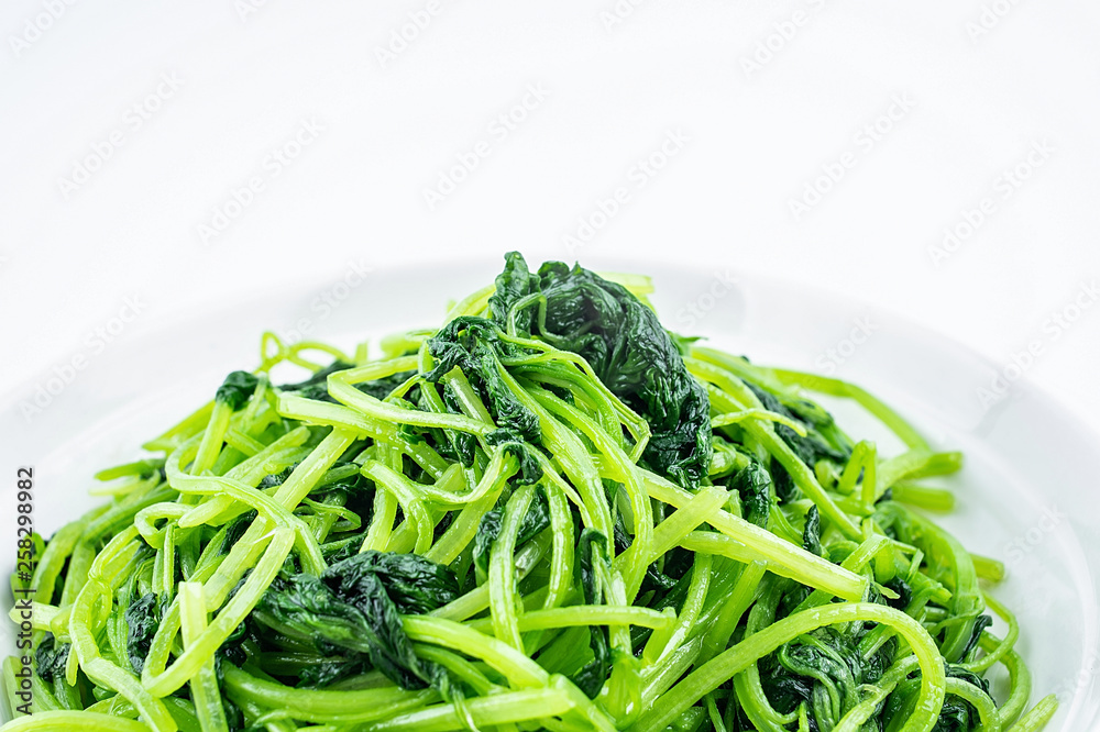 Spring seasonal vegetable gourmet fried motherwort Spring seasonal vegetable gourmet fried motherwort