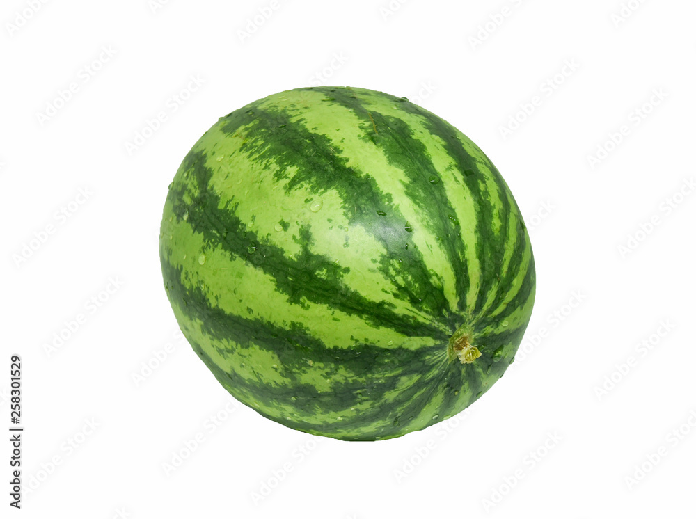 Fresh full watermelon isolated on white background Fresh full watermelon isolated on white background