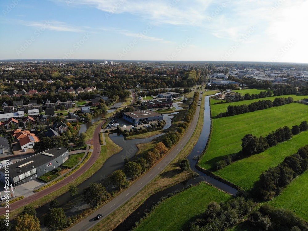 Drachten (The Netherlands) - Noorderhogeweg - Shot on DJI Mavic Air (Drone)