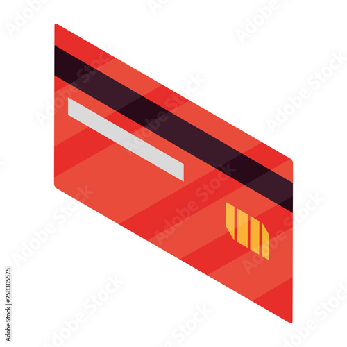 credit card isolated icon