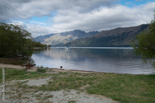 Mountain views, streams and lakes and plants of New Zealand