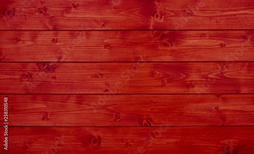 Holztextur mit roten Brettern