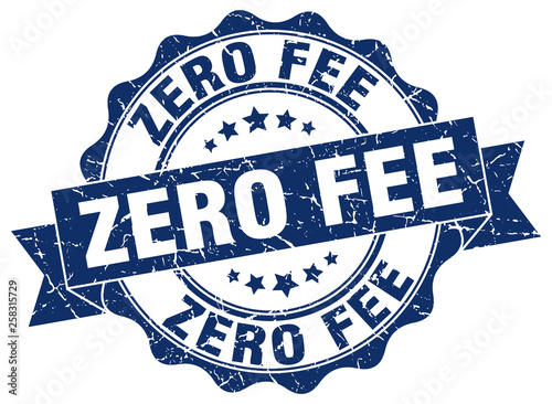 zero fee stamp. sign. seal