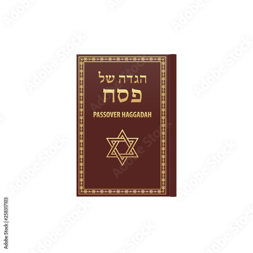 Passover haggadah. Vector clip art, without a background, isolated