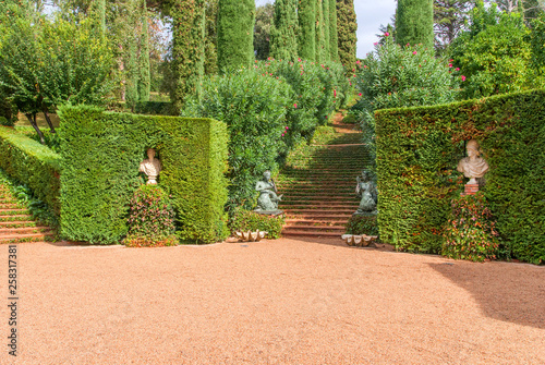 Santa Clotilde Gardens. Lloret del Mar, Spain photo