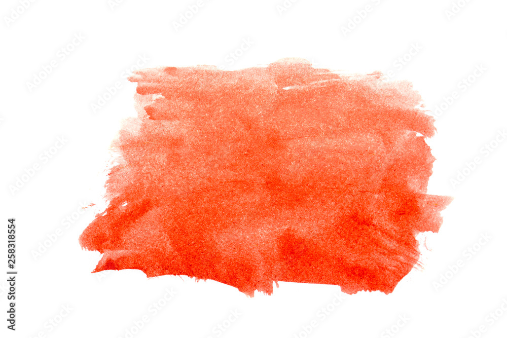 Abstract red watercolor background