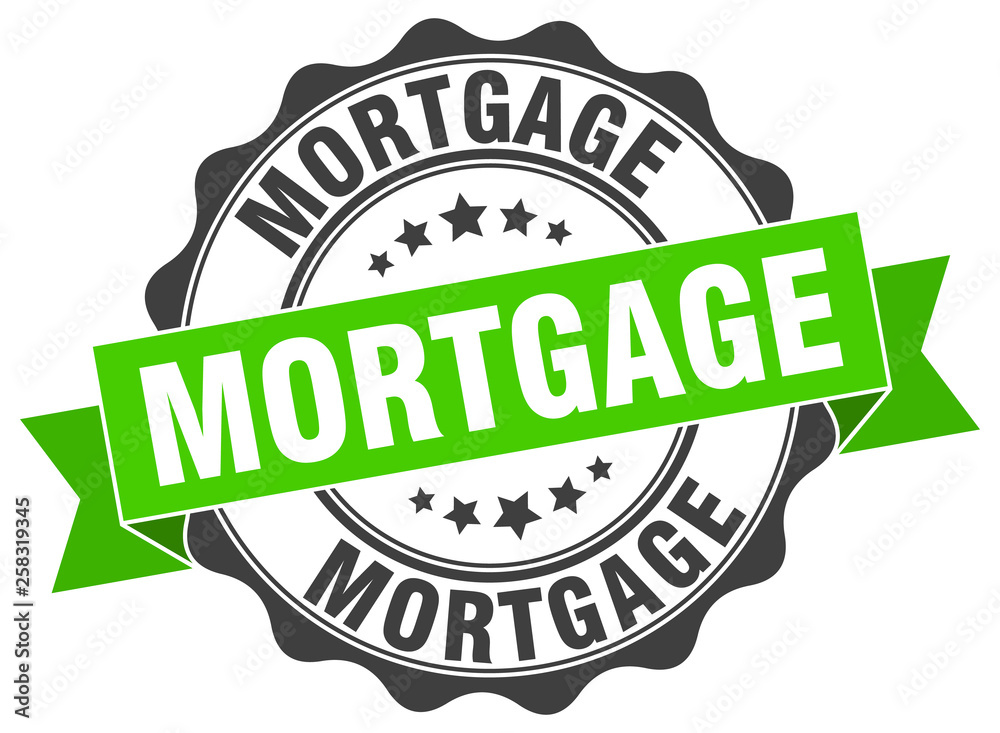 Fototapeta premium mortgage stamp. sign. seal