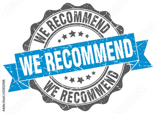 we recommend stamp. sign. seal