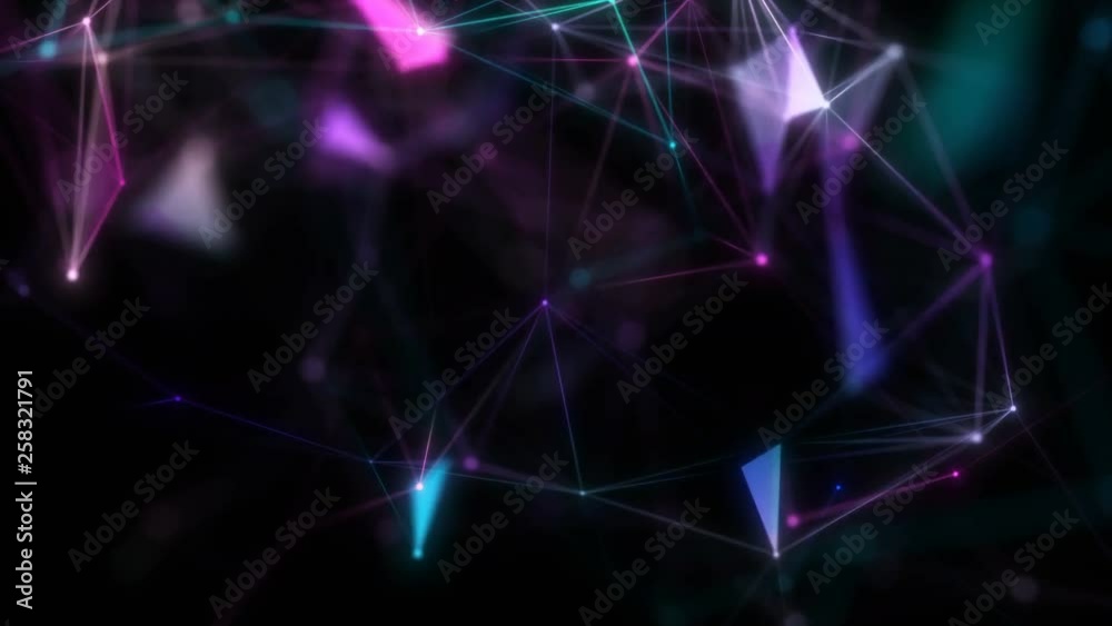 Micro universe.Scientific background and abstract technology. Plexus digital dynamic wallpaper. Bound lines, triangles and points. Micro universe.Scientific background and abstract technology. Plexus digital dynamic wallpaper. Bound lines, triangles and points.