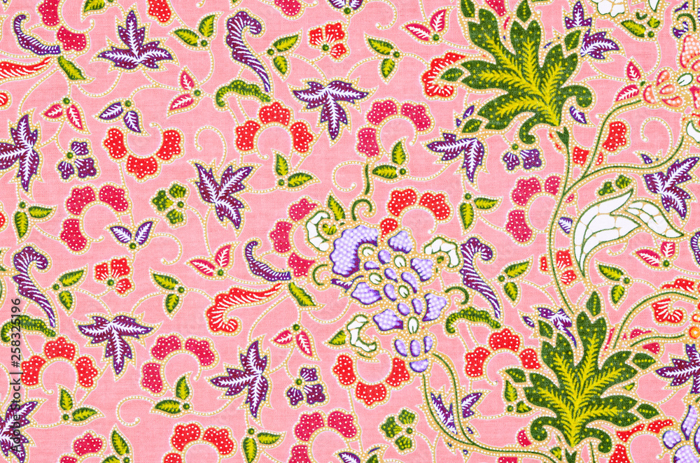 Beautiful of art Thai Batik Pattern. Beautiful of art Thai Batik Pattern.
