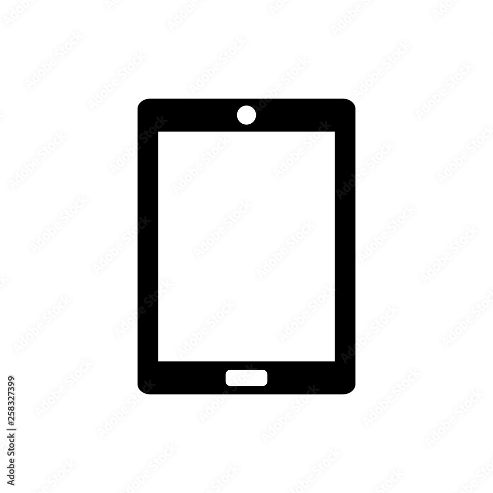 Vector image of a flat phone icon. Isolated phone on white background Vector image of a flat phone icon. Isolated phone on white background