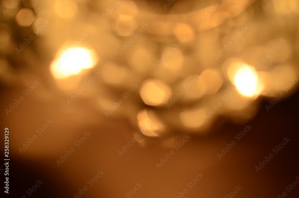 Obraz premium Blur wallpaper with yellow lights