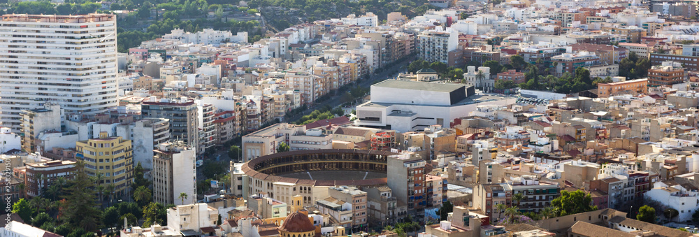 View of the city from the highest point in Spain, the city of Alicante. View of the city from the highest point in Spain, the city of Alicante.