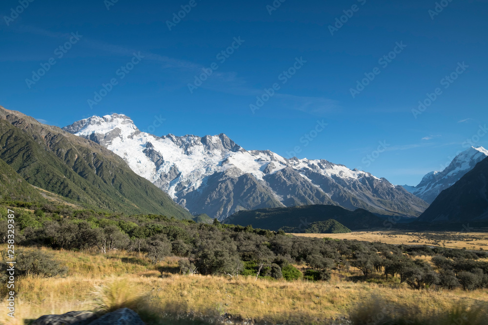Mount Cook National Park featuring snow, mountains and tranquil scenes, New Zealand