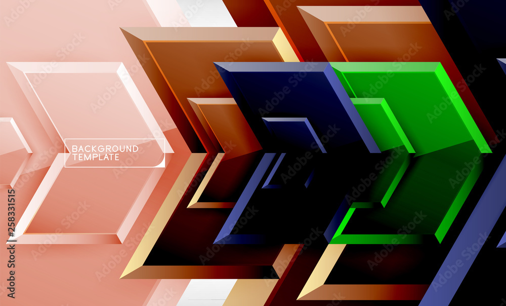 Abstract glossy techno arrows background Abstract glossy techno arrows background