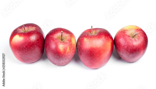 Group of red apples