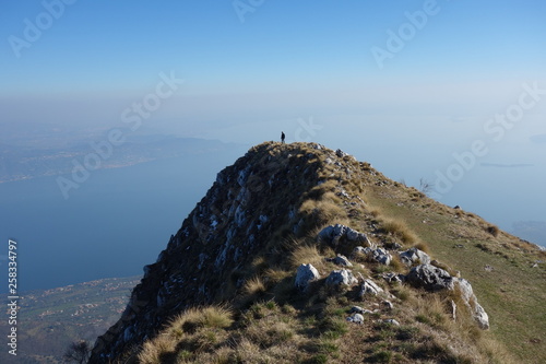 Pizzocolo crest in Toscolano Maderno, Brescia in Italy photo