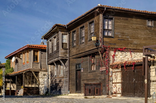 Street of the old town Nessebar, Bulgaria