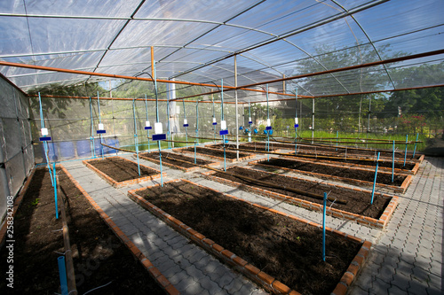 Vegetable Greenhouse in Countryside of Thailand