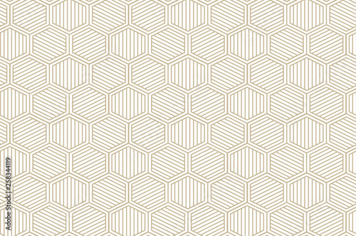 diamond pattern Modern stylish texture with rhombuses, squares . Seamless vector. Repeating geometric tiles. Gold and white texture.